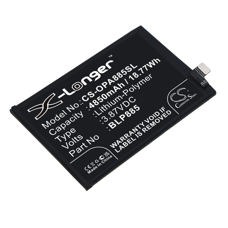 Zdjęcia - Bateria do telefonu CameronSino Oppo A96 / BLP885 4850mAh 18.77Wh Li-Polymer 3.87V  (Cameron Sino)