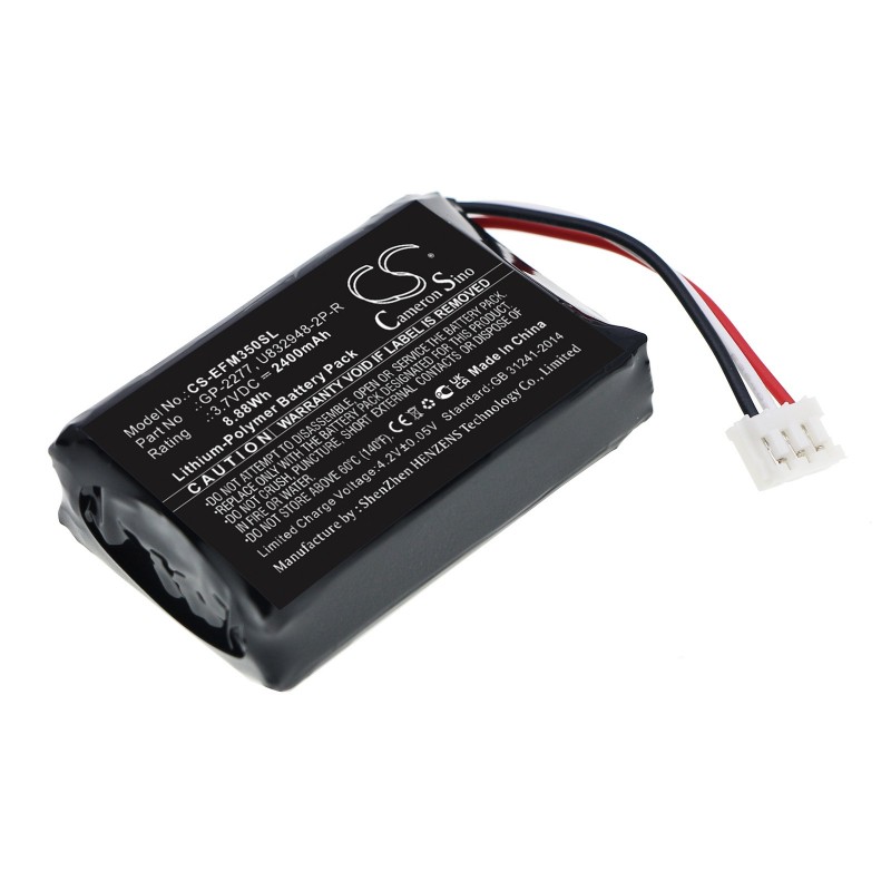 EXFO PPM-350D / GP-2277 2400mAh 8.88Wh Li-Polymer 3.7V (Cameron Sino)