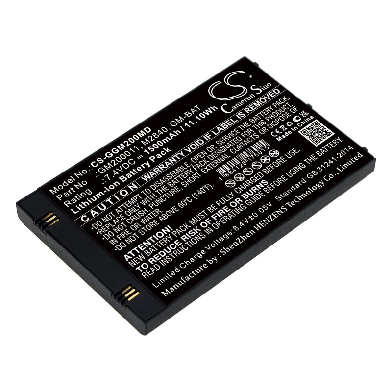 GE Echographe Vscan / GM200011 1500mAh 11.10Wh Li-Ion 7.4V (Cameron Sino)