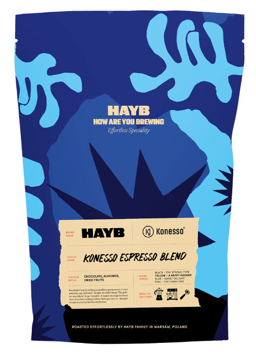 Kawa ziarnista HAYB Konesso Espresso Blend 1kg