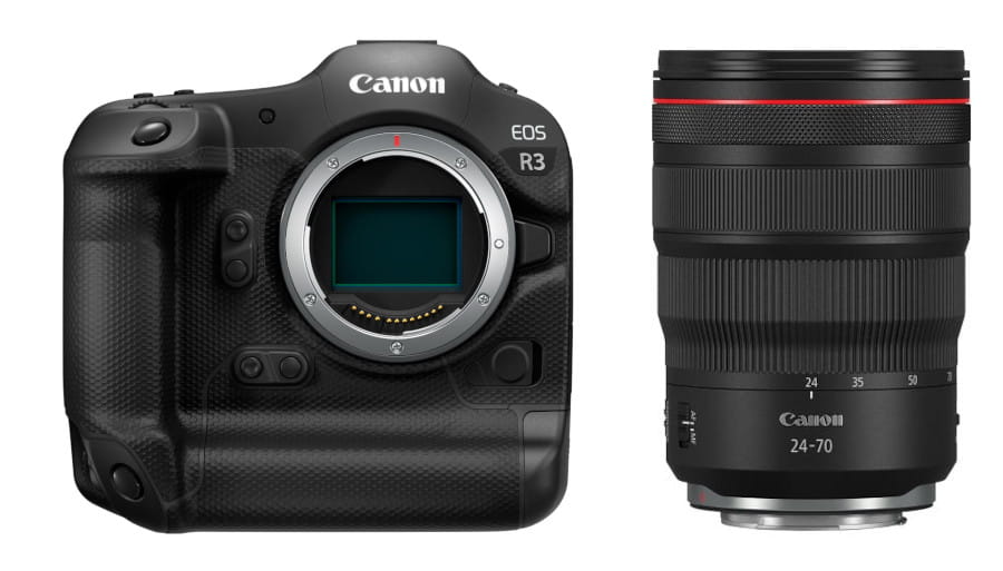 Canon EOS R3 - body + obiektyw Canon RF 24-70mm F2.8L IS USM