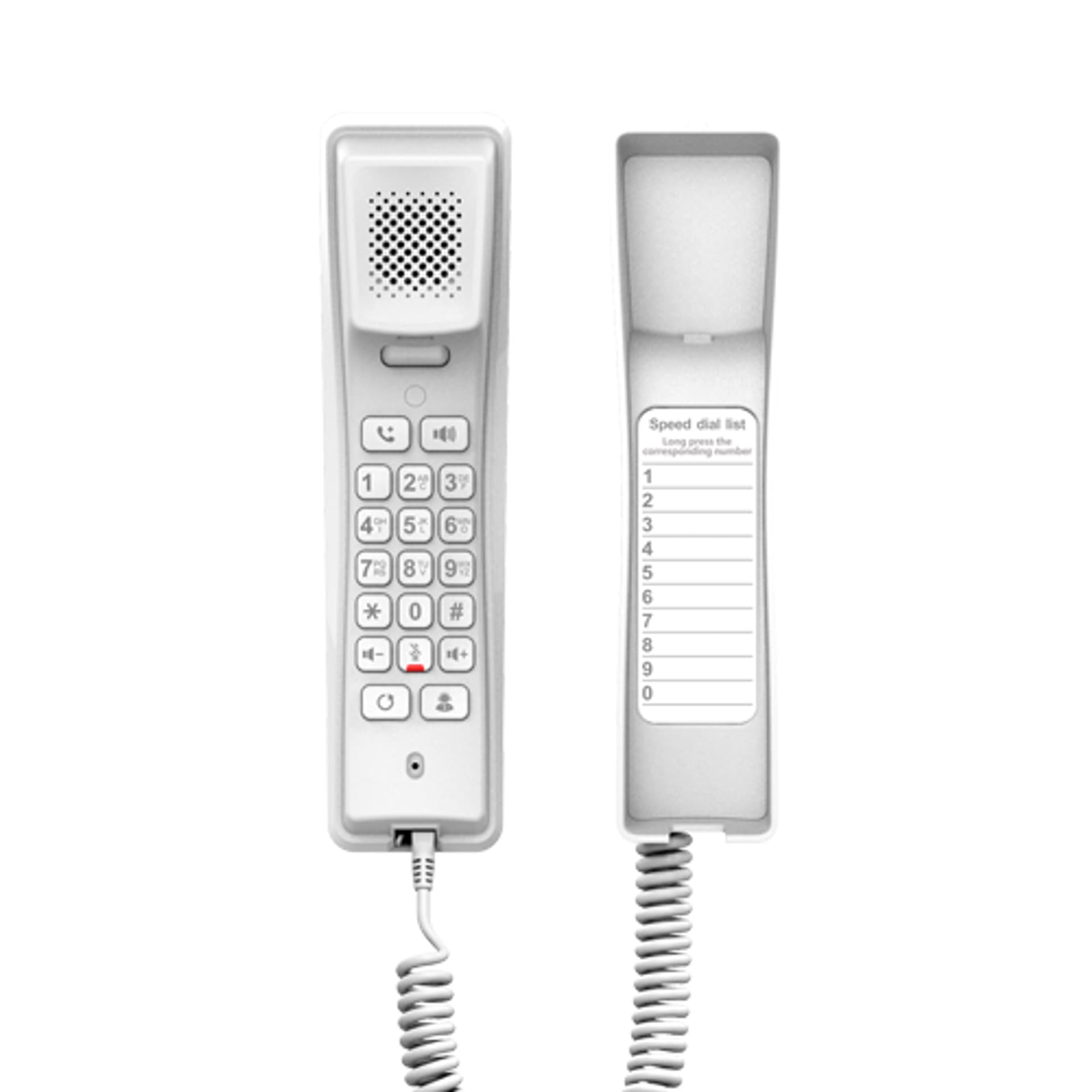 FANVIL H2U WHITE - VOIP PHONE WITH HD VOICE, 10/100 MBPS POE, WALL MOUNTED