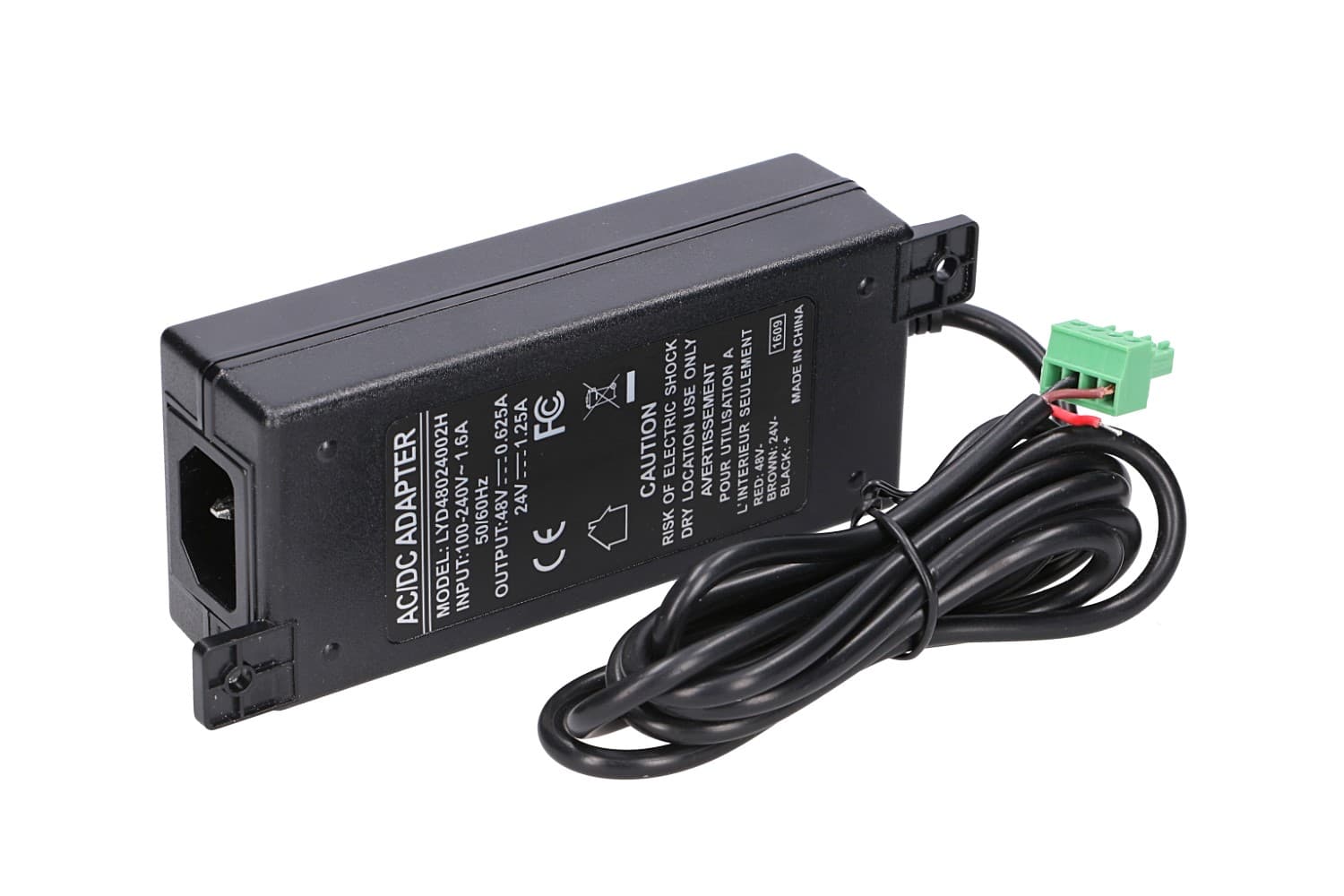 ExtraLink POWER SUPPLY FOR POE INJECTOR 24V/48V 60W ex.6600