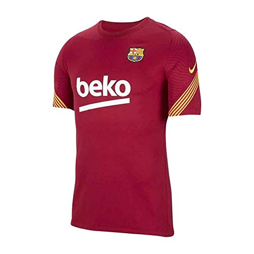 Nike Uniseks dziecięcy FCB Y Nk BRT Strke Top Ss T-Shirt czerwony Noble Red/Noble Red/Amarillo/(Amarillo) (Full Spon-plyr) M