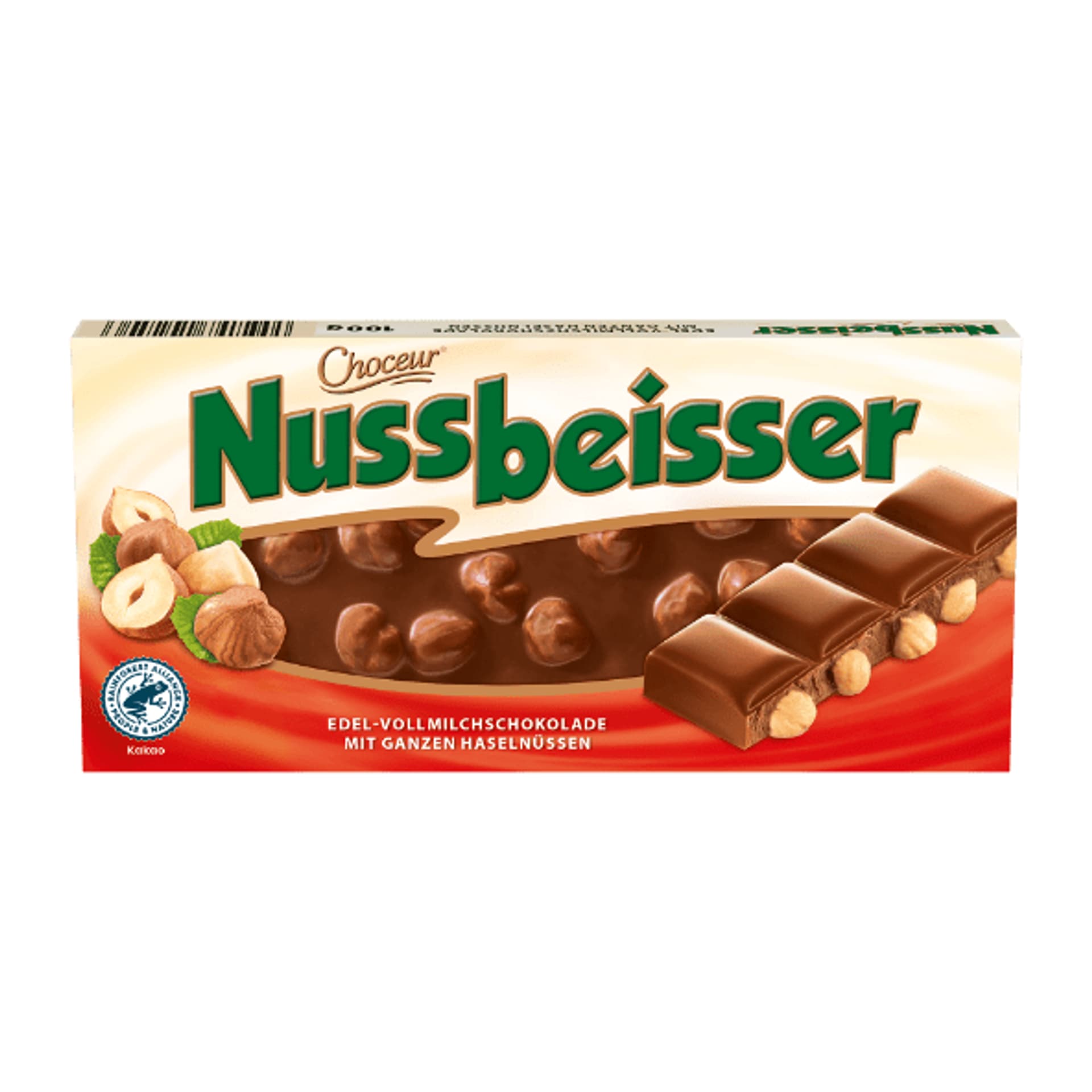 Nussbeisser Czekolada Mleczna z Orzechami100 g