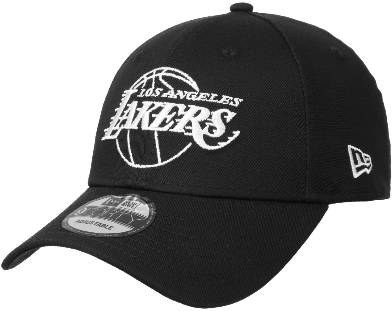 9Forty NBA Essential Outline Lakers Cap by New Era, czarny, One Size