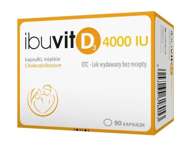 POLPHARMA Ibuvit D3 4000 IU x 90 kaps