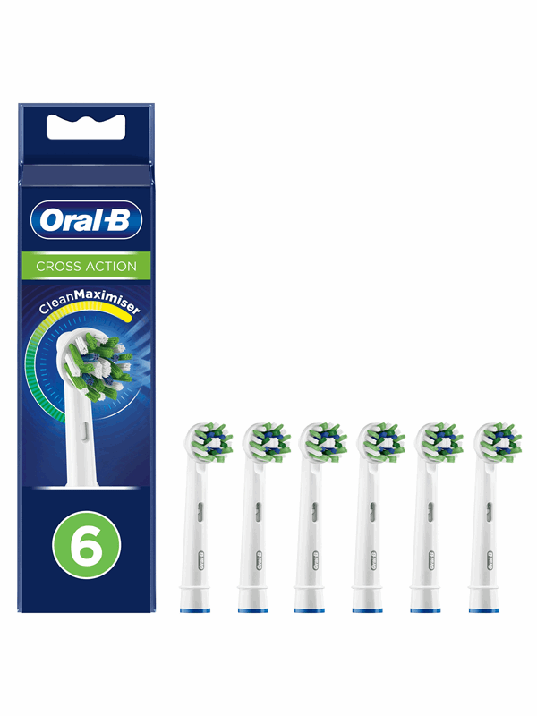 Oral-B Akcesoria Cross Action 2+2+2 pcs