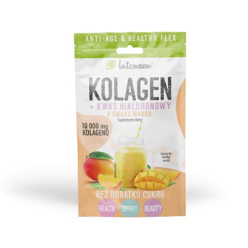 INTENSON Kolagen + kwas hialuronowy o smaku mango, 10,9g - >>> DARMOWA od 149zł 