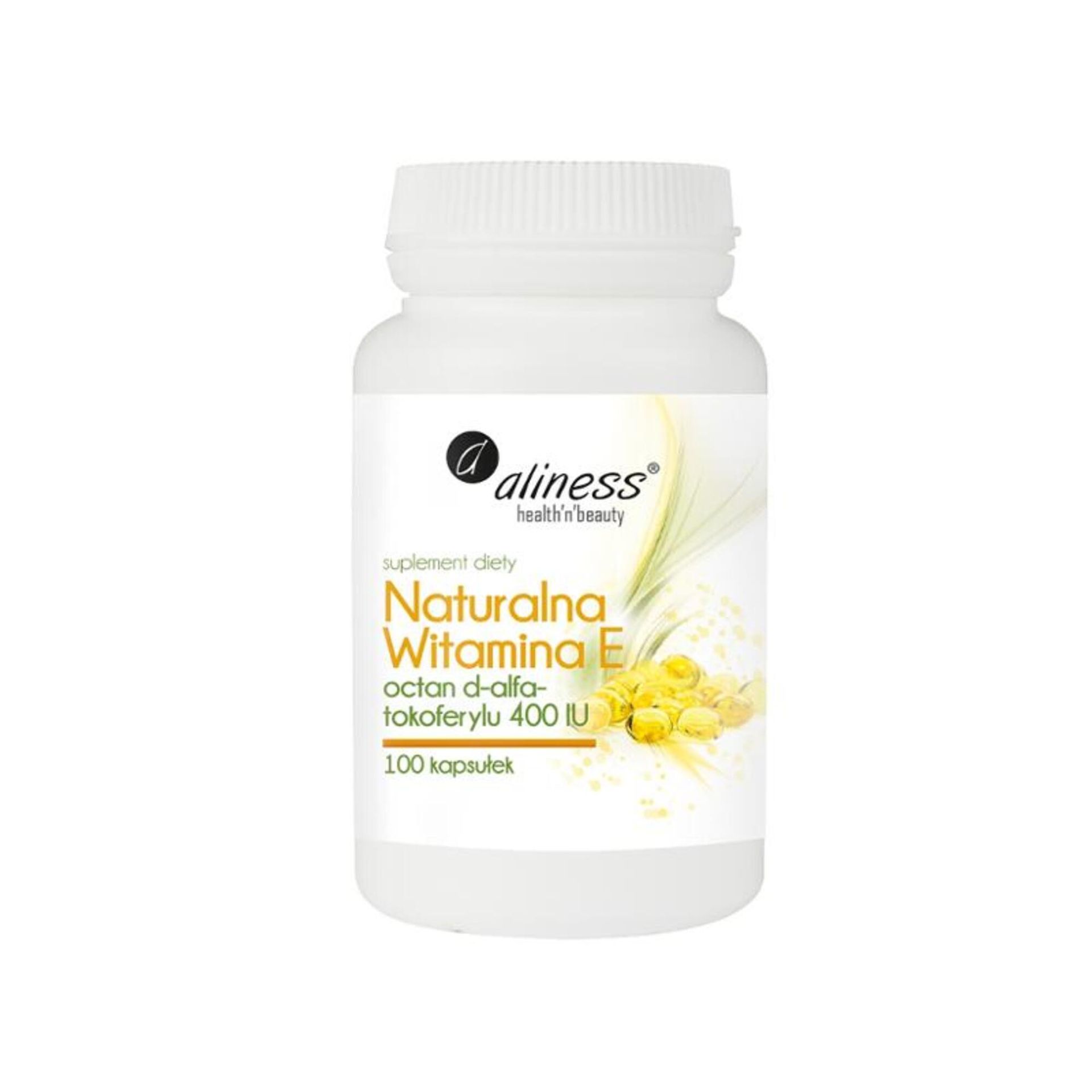 MEDICALINE Aliness Naturalna Witamina E x 100 kaps