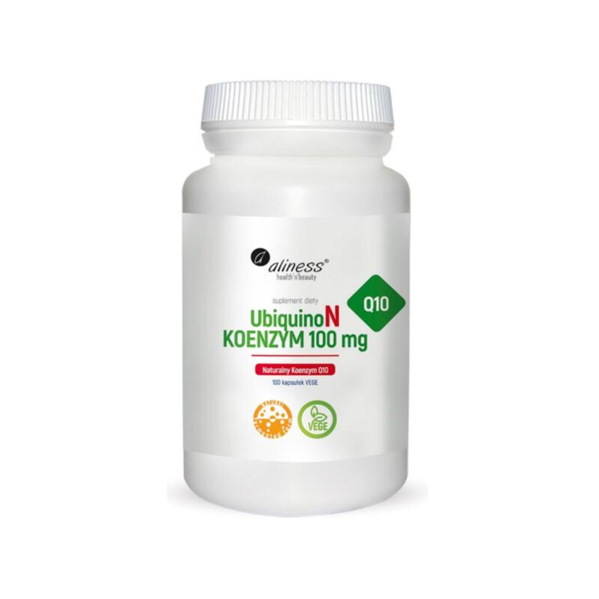 MEDICALINE Aliness UbiquinoN Naturalny KOENZYM Q10 100/100mg