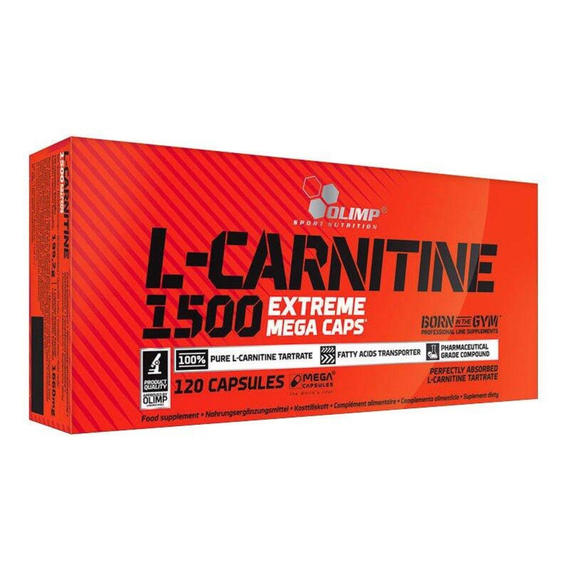 Olimp L-Carnitine 1500mg Extreme 120 Mega Caps roz uniw 5901330028847