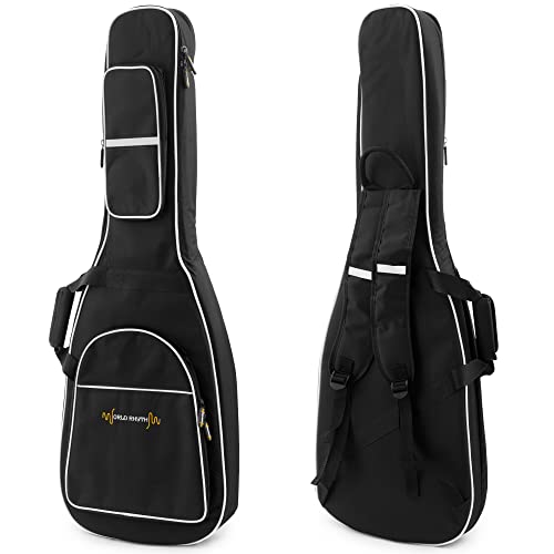 World Rhythm WR-108 Wyściełana torba na pełnowymiarową gitarę elektryczną. Wyposażony w uchwyt do przenoszenia i paski na ramiona do plecaka