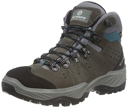 Scarpa Męskie buty trekkingowe Mistral GTX High Rise, Smoke-Lake Blue Gore-tex Energy II, 42 UK