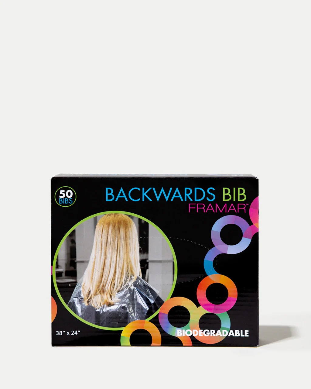 Framar Backwards Bib - Przezroczyste Pelerynki Ochronne 50szt