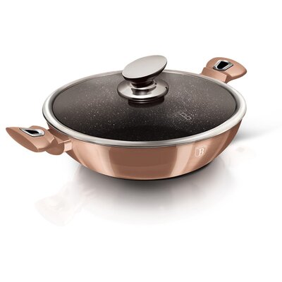 WOK GRANITOWY 30cm BERLINGER HAUS BH-7100 ROSE GOLD