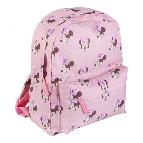 Plecak dziecięcy materiałowy wzór Minnie Mouse, rózowy