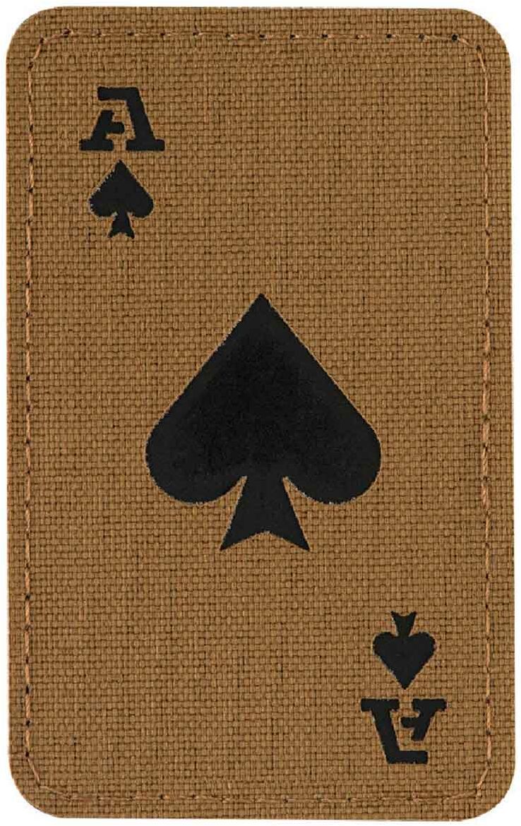 Naszywka M-Tac Ace Of Spades Laser Cut - Coyote/Black (51109502)
