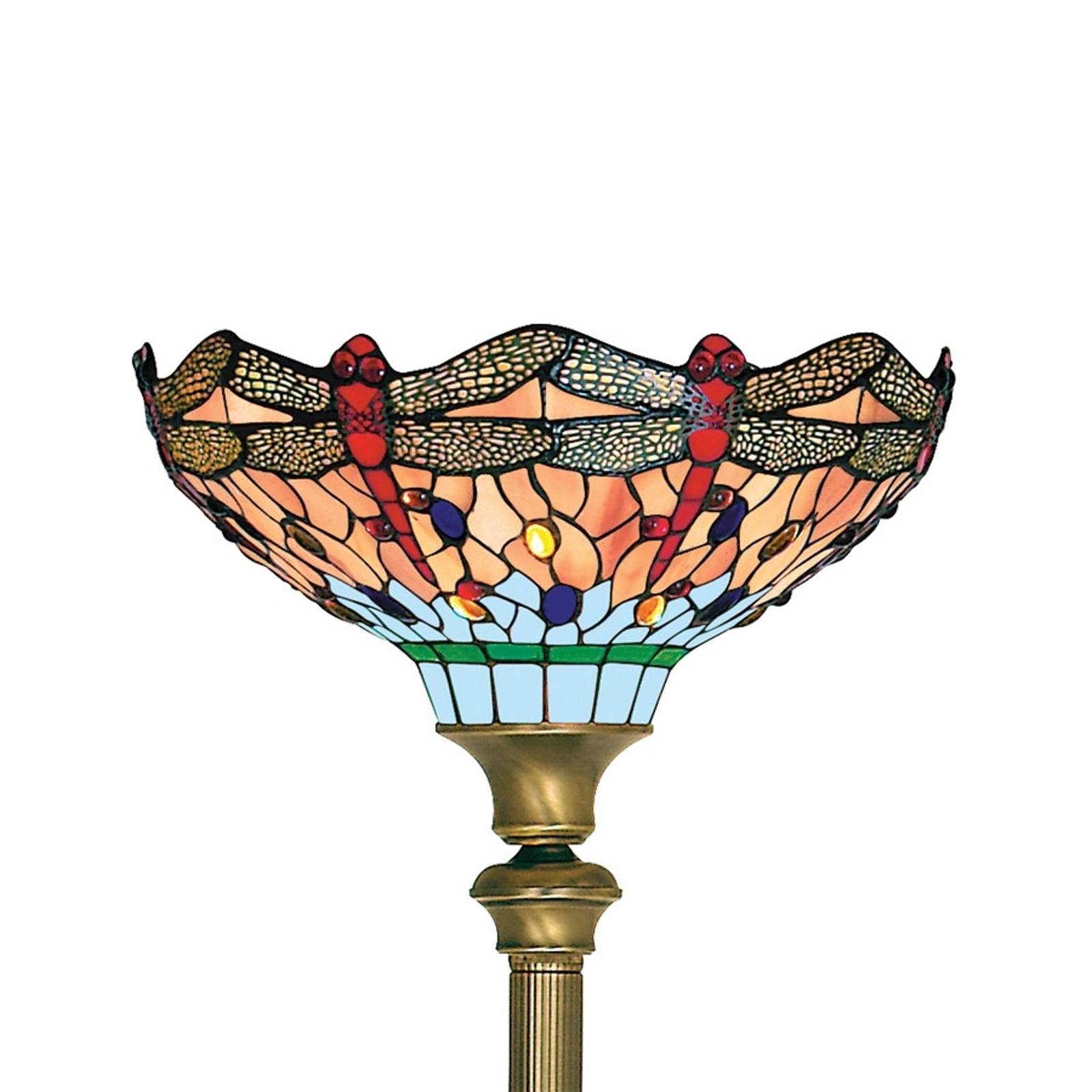 Lampa stojąca w stylu Tiffany DRAGONFLY