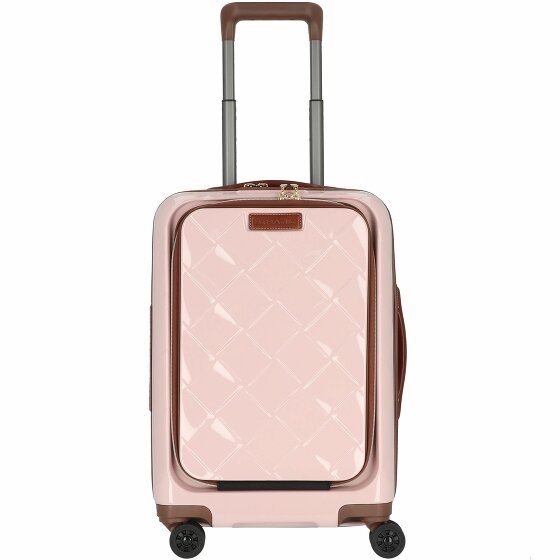 Stratic Leather & More Walizka kabinowa na 4 kółkach 55 cm rose