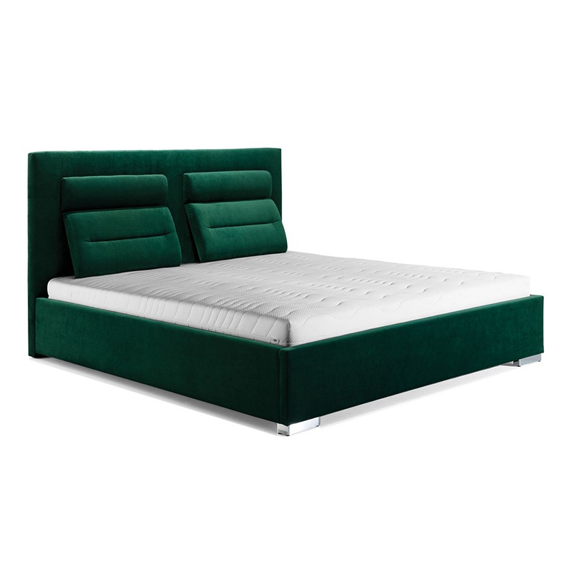 Łóżko PORTO NEW ELEGANCE tapicerowane : Rozmiar materaca - Materac 160x200, Pojemnik  - Bez pojemnika, Tkanina - Grupa V