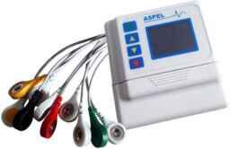Holter EKG AsPEKT 712 HLT 301 rejestrator zapisu elektrokardiogramu