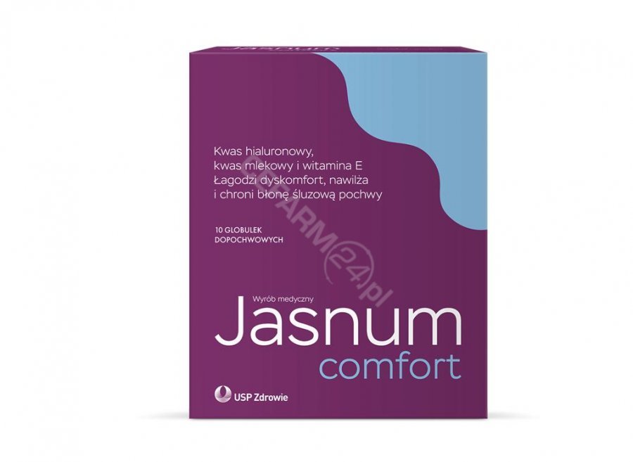 Jasnum comfort x 10 globulek dopochwowych