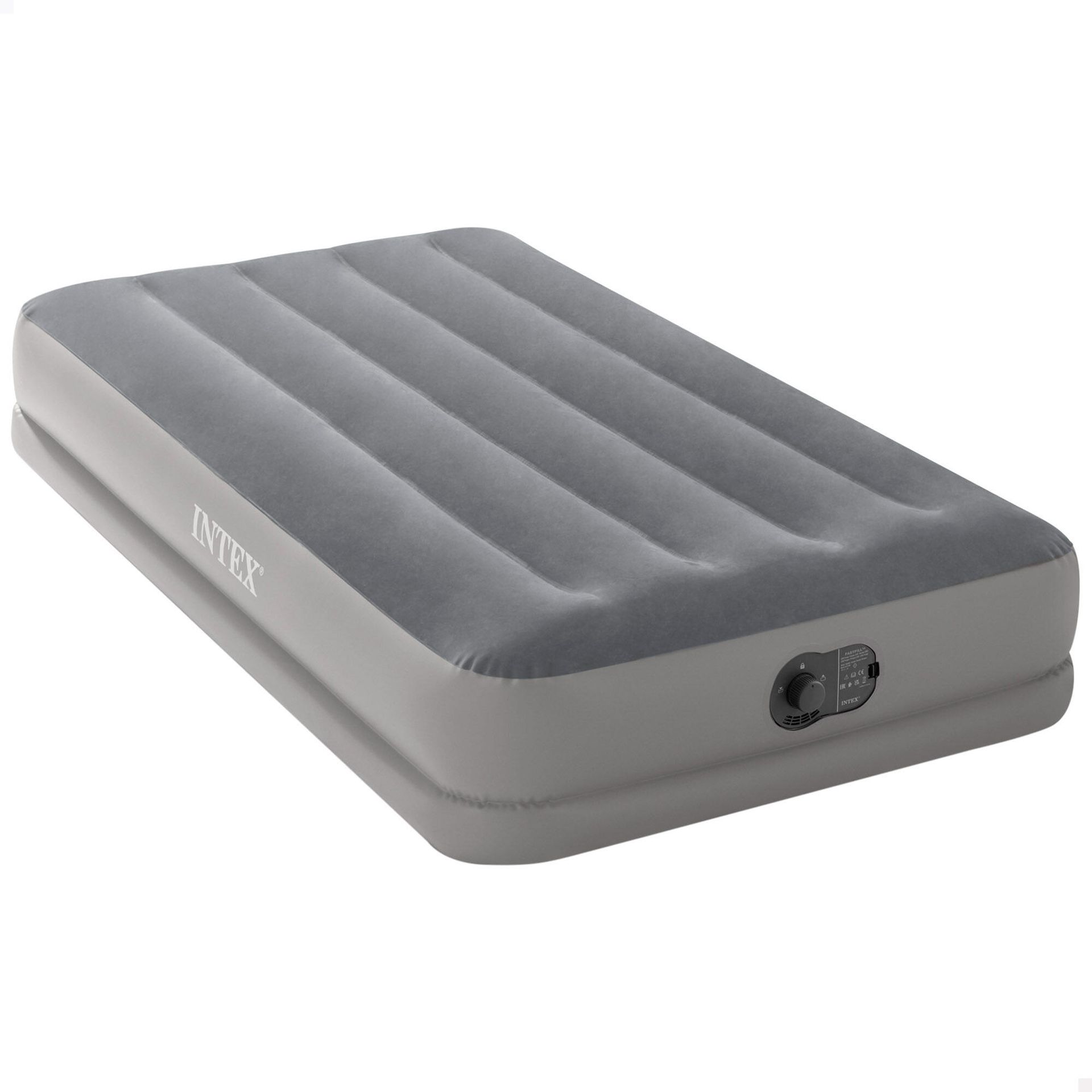 INTEX Materac do spania 99 x 191 x 30 cm Pillow Rest Mid-Rise Twin z wbudowaną pompką elektryczną USB Intex 64112