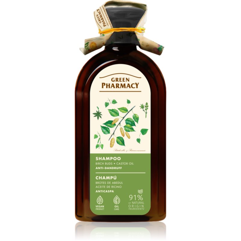 Green Pharmacy Szampon przeciwłupieżowy Dziegieć brzozowy Cynk 350 ml