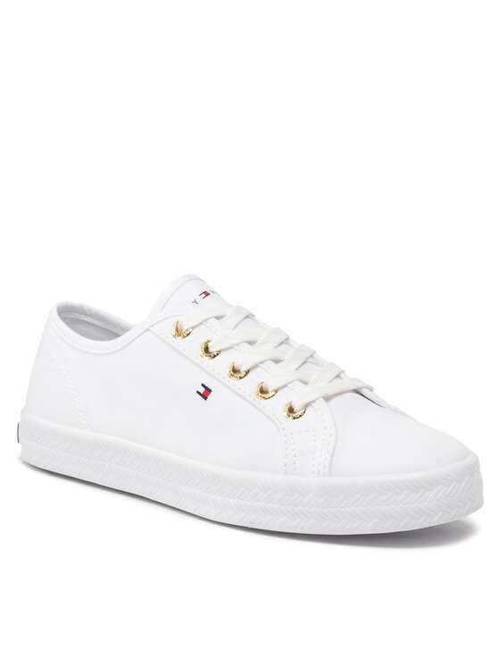 Tommy Hilfiger Tenisówki Essential Nautical Sneaker FW0FW06512 Biały