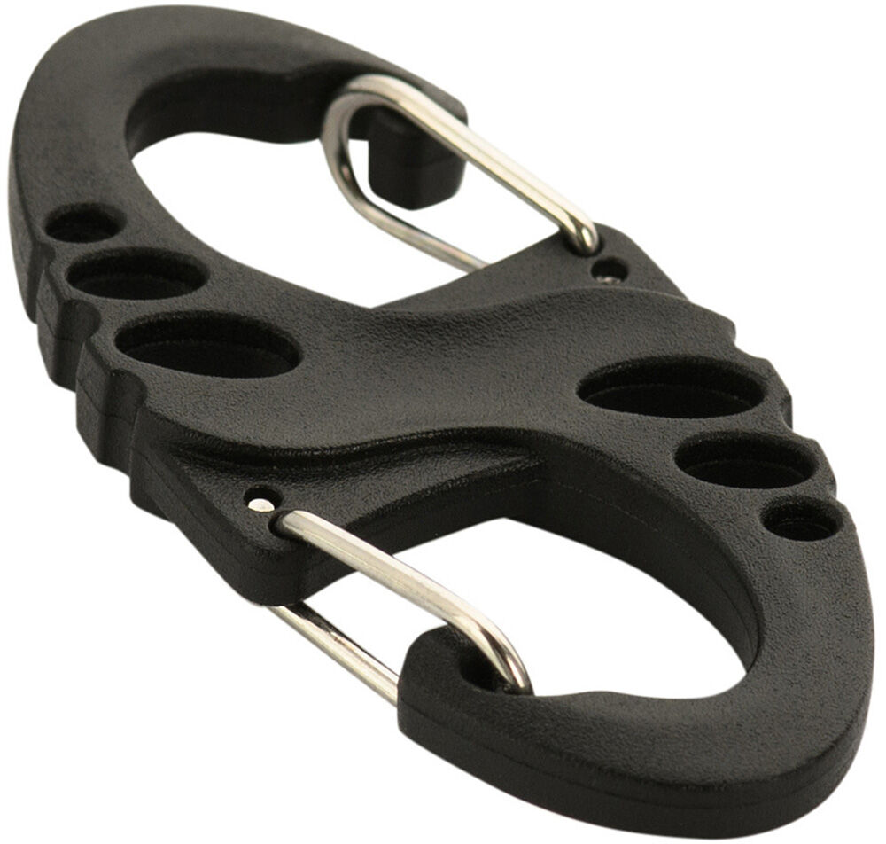 Karabińczyk M-Tac S-Hook plastikowy - Black (MTC-SHKCRBNR-BK)