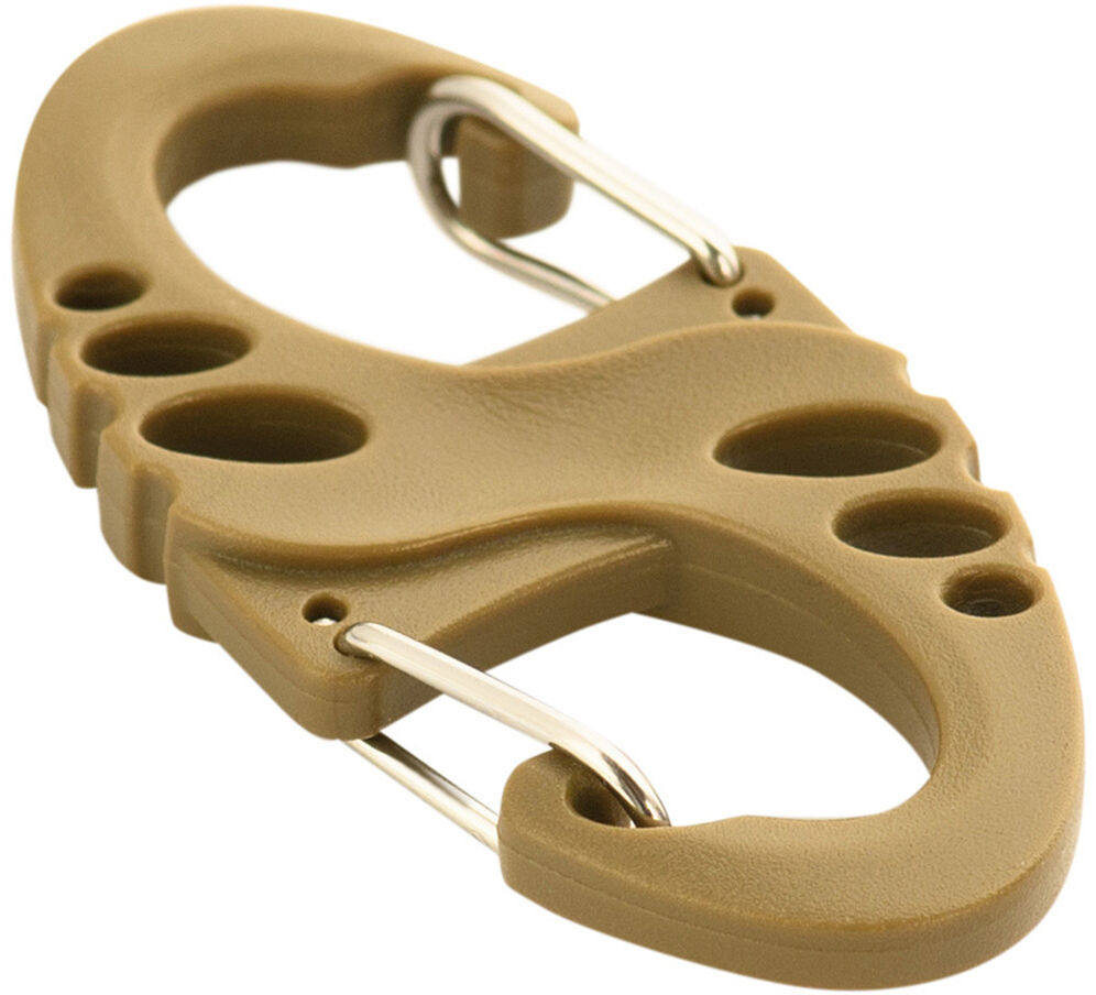 Karabińczyk M-Tac S-Hook plastikowy - Coyote (MTC-SHKCRBNR-COY)