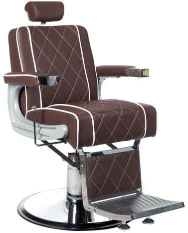 Fotel barberski ODYS BH-31825M Brązowy matowy