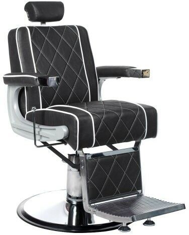 Fotel barberski ODYS BH-31825M Czarny matowy