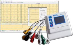 Holter EKG AsPEKT 712 HLT 301 rejestrator zapisu EKG z oprogramowaniem HolCARD Alfa