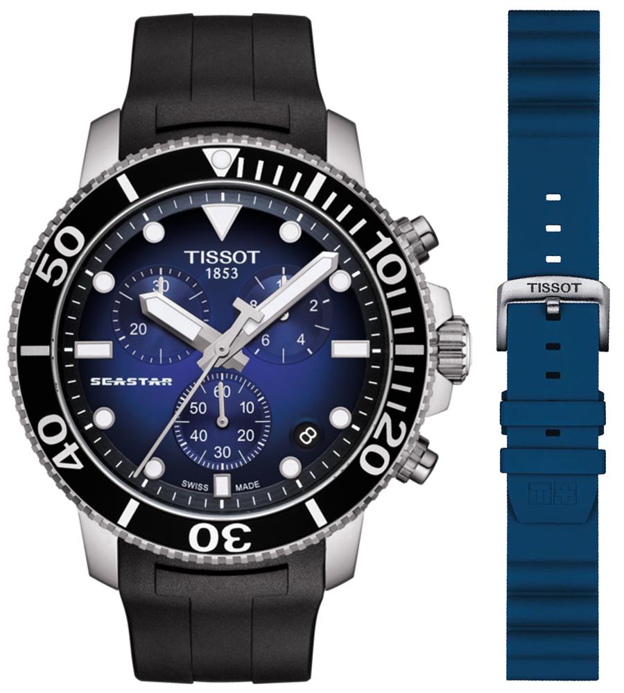 Zegarek Tissot T120.417.17.041.00+T852.047.175 SEASTAR 1000 CHRONOGRAPH