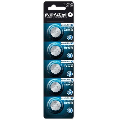 5 x bateria litowa mini everActive CR1620