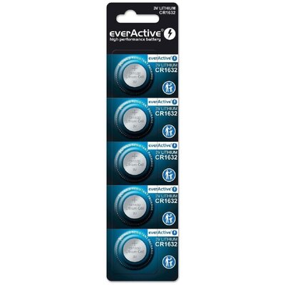 5 x bateria litowa mini everActive CR1632