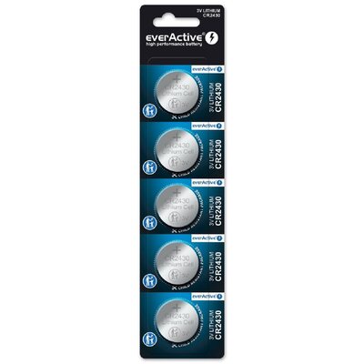 5 x bateria litowa mini everActive CR2430