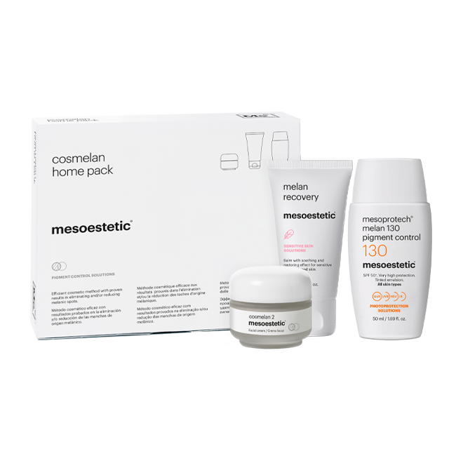 Mesoestetic Cosmelan Home Pack - zestaw - pełna kuracja domowa na przebarwienia