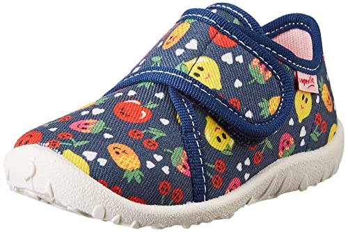 Superfit Kapcie dziewczęce Spotty, Niebieski, wielokolorowy, 8060, 18 EU