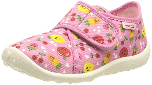 Superfit Kapcie dziewczęce Spotty, Różowy wielokolorowy 5510, 19 EU