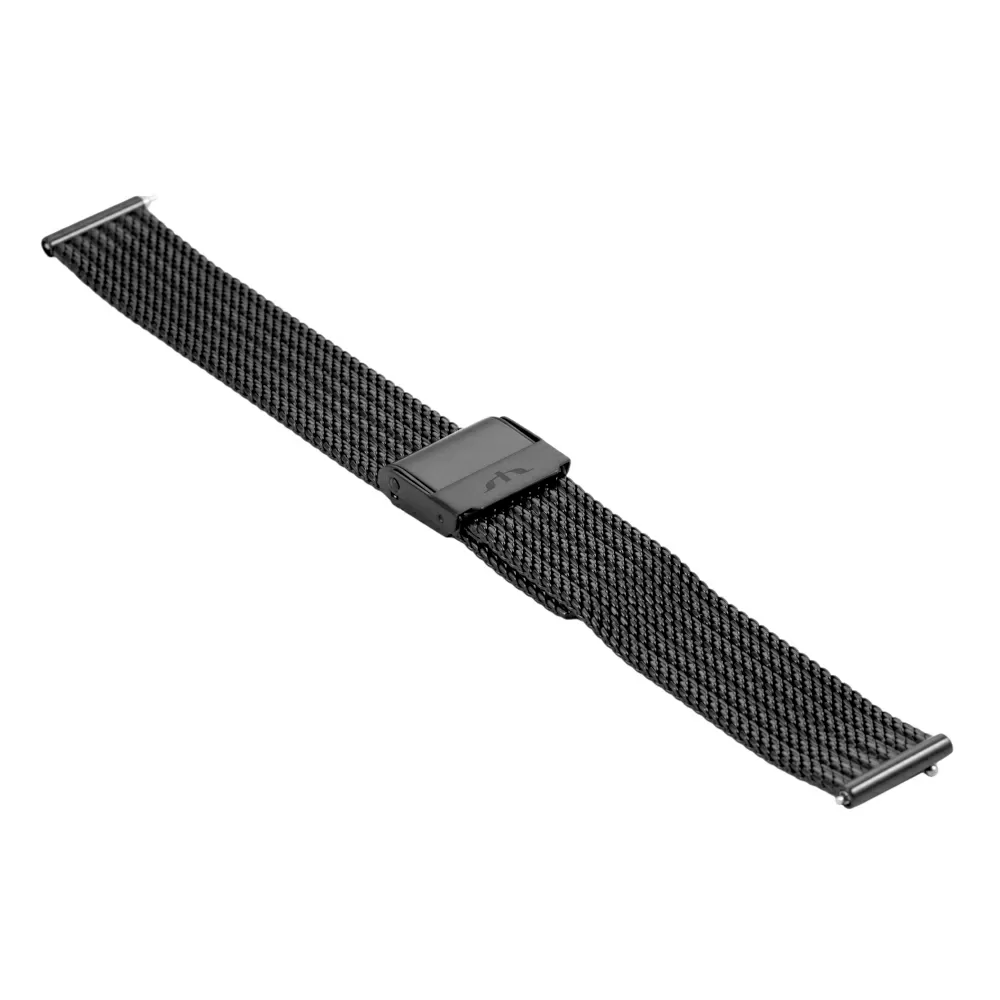 Bisset Bransoletka Mesh Czarna BR105/16 BLACK RATY | GRATIS WYSYŁKA | GRATIS ZWROT DO  1 ROKU | 100% ORYGINAŁ!!