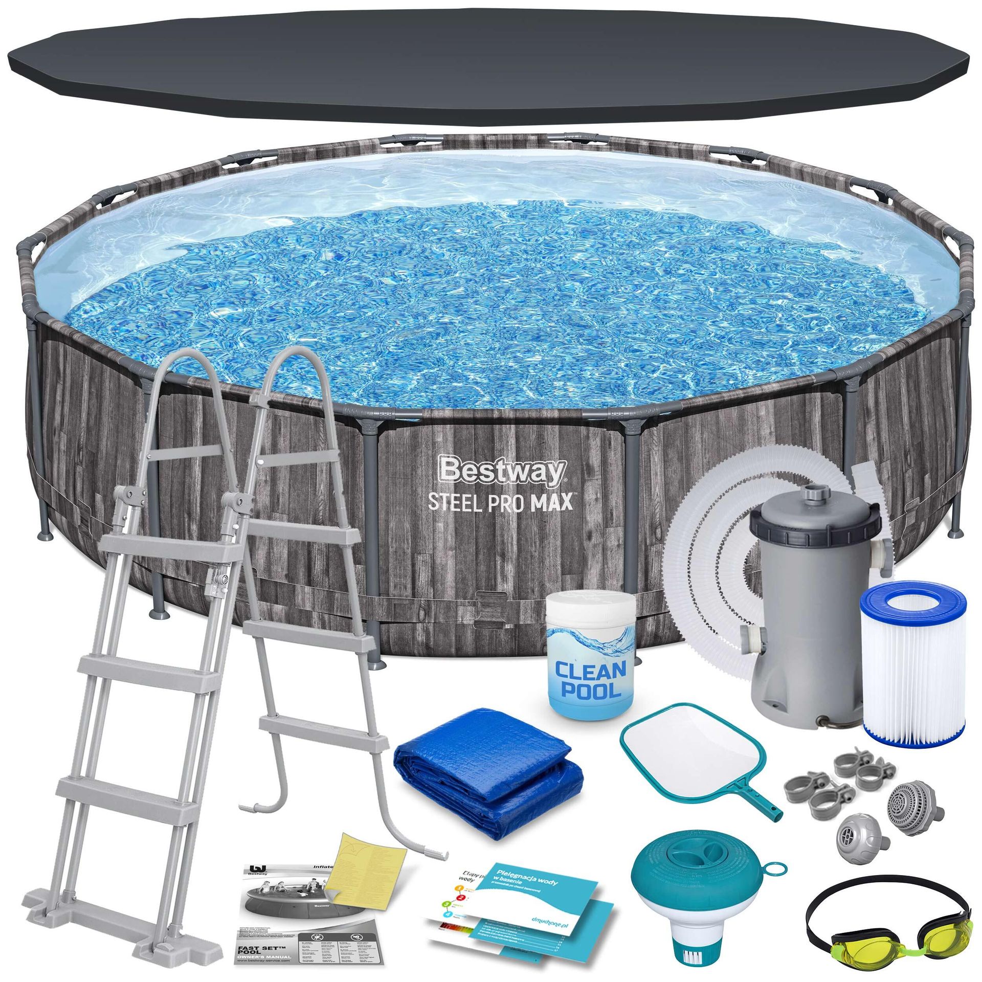 Bestway 15w1 basne stelażowy 427x107 cm 5614Z 5614Z