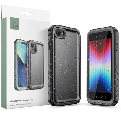 Tech-Protect Etui wodoodporne ShellBox IP68 do Apple iPhone 7/8/SE 2020/2022 Czarny