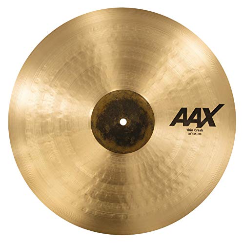 Sabian Crash Cymbal, AAX cienkie naturalne wykończenie, 45 cm (21806XC)