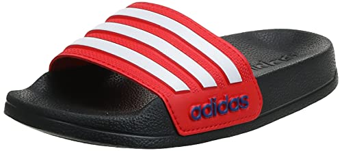adidas Unisex dziecięcy prysznic Adilette K klapki japonki, Negbás Ftwbla Rojint - 33 EU