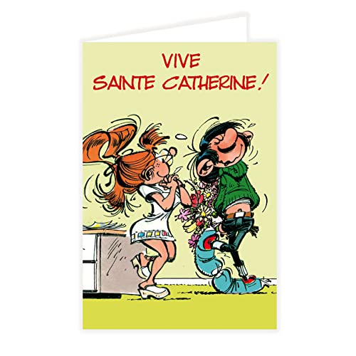Gaston Lagaffe glct0049 SEV Święta Catherine 25 listopad dziewczynka z kopertą z ilustracją dopasowaną