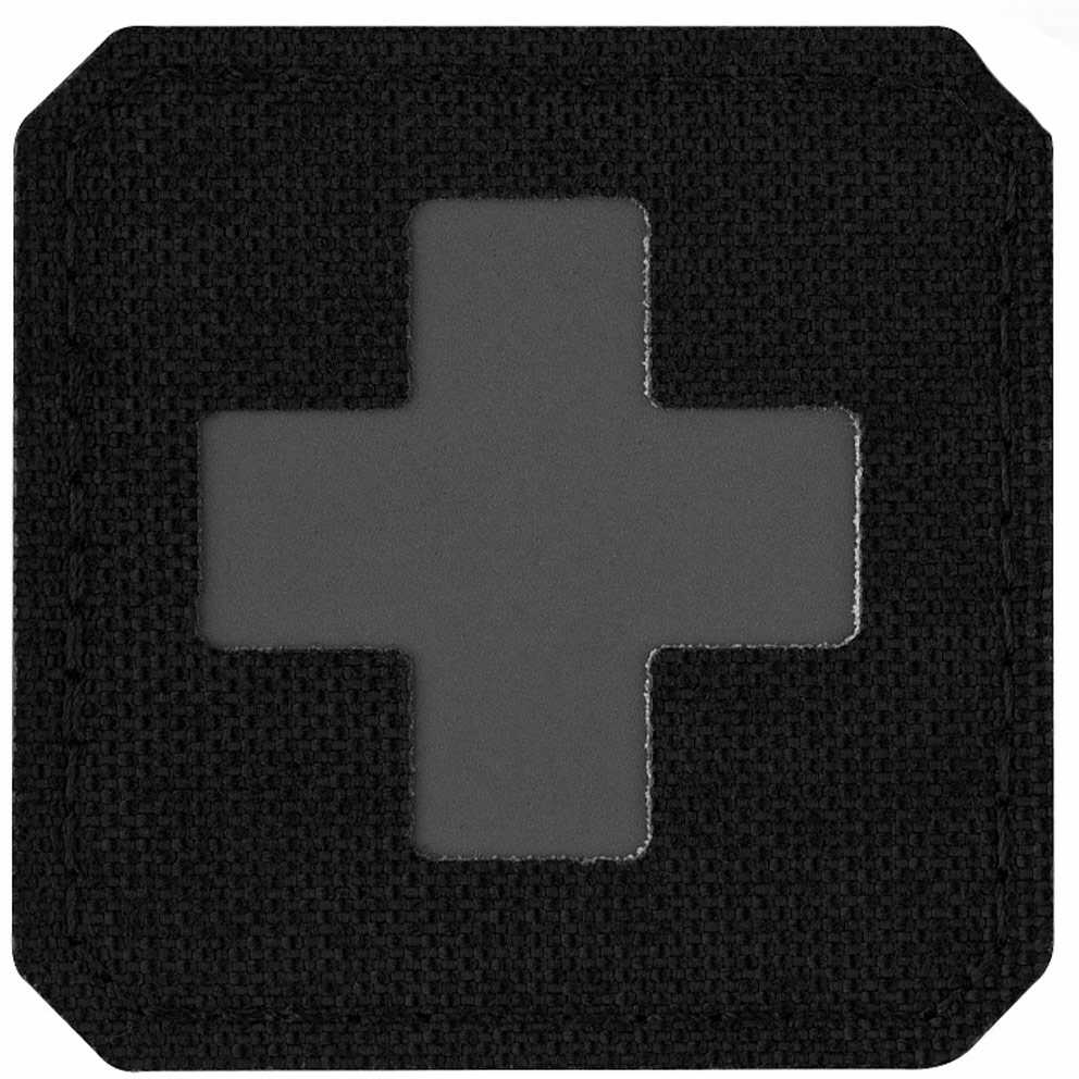 Naszywka medyczna M-Tac Medic Cross Laser Cut - Black/Grey (51122211)