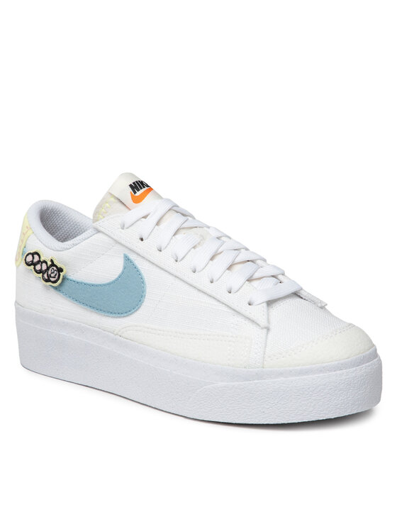 Nike Buty Blazer Low Platform Se DJ6376 100 Biały